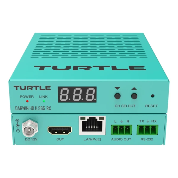 Turtle AV TAV-DARWINHD-RX Darwin HD H.265 HDMI 1080p60 4:4:4 AV-over-IP Receiver