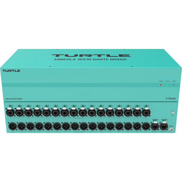 Turtle AV TAV-MINEOLA16XLR Mineola 16x16 Dante Audio Bridge