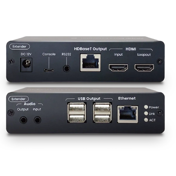 WolfPack 4K60Hz HDMI KVM Extender with USB 2.0