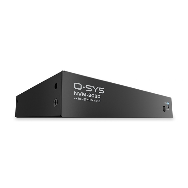 QSC Q-SYS NVM-302D Network Video Decoder