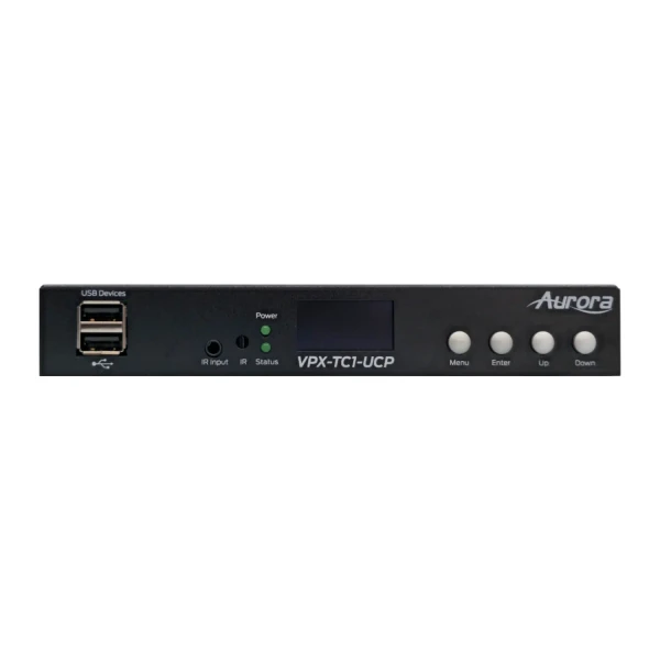 Aurora Multimedia VPX-TC1-UCP 4K60 1Gbps AV over IP with USB-C Powered Inputs & RJ45 Power Output