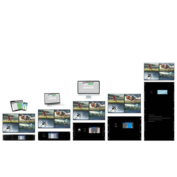 Build Your Own 1080p HDMI Matrix Switcher w/Video Wall Function over CAT6 to 450 Feet BUILDER