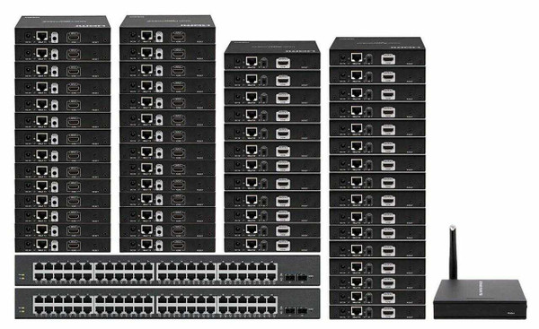 4K 28x28 HDMI Matrix Over Wireless LAN with iPad App