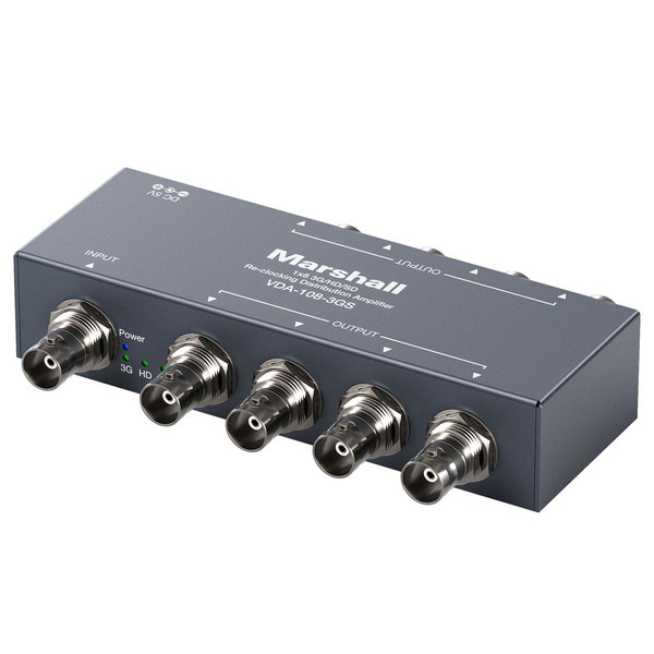 Marshall VDA-108-3GS 1×8 Reclocking SDI Distribution Amplifier