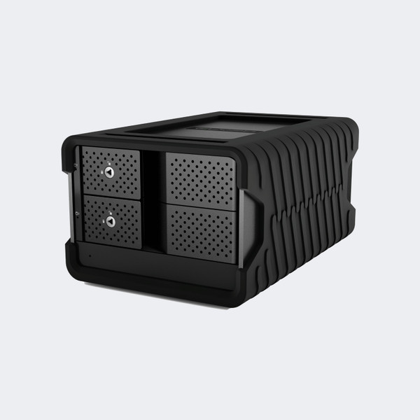 Glyph Blackbox PRO RAID 32TB USB-C Dual-Drive Desktop RAID Drive - angle