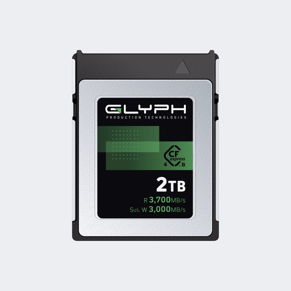 Glyph Capture+ 2TB CFexpress Type B 4.0 Memory Card - front