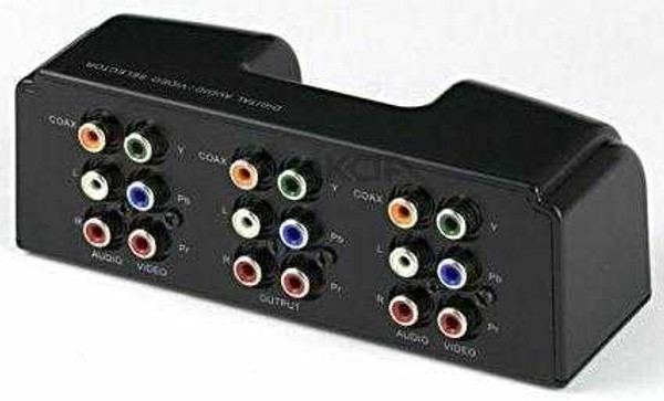 2x1 Component Video, R/L Audio or SACD Switcher