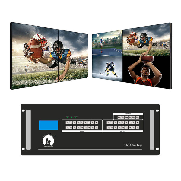 4K/60 12x12 HDMI Matrix Switcher w/Video Wall Processor, Scaling, Apps & Separate Audio