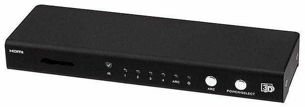 4x1 HDMI Router w/User Adjustable EDID, Audio, ARC, 2D & 3D & CEC