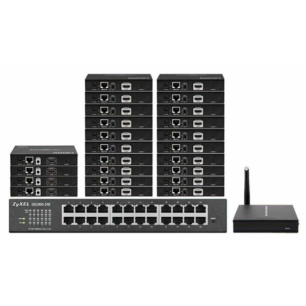 4K 4x20 HDMI Matrix Over Wireless LAN with iPad App