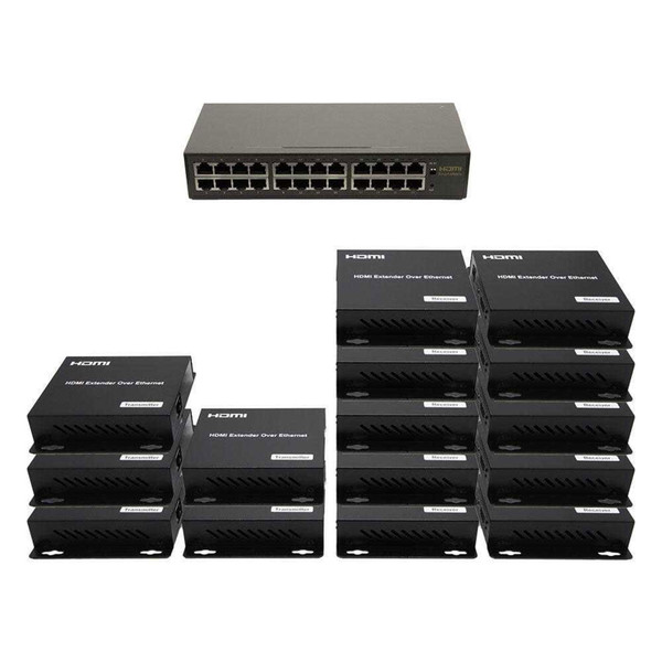 5x10 Network HDMI Matrix Switcher with WEB GUI & Remote IR