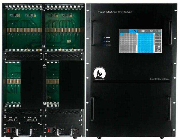 Build a 4K Modular HDMI Matrix Switcher in a 64x64 Chassis