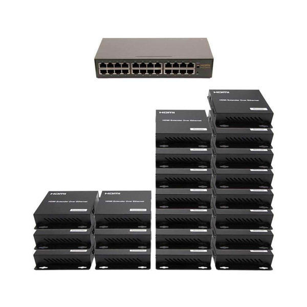 6x15 Network HDMI Matrix Switcher with WEB GUI & Remote IR