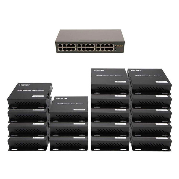 7x10 Network HDMI Matrix Switcher with WEB GUI & Remote IR