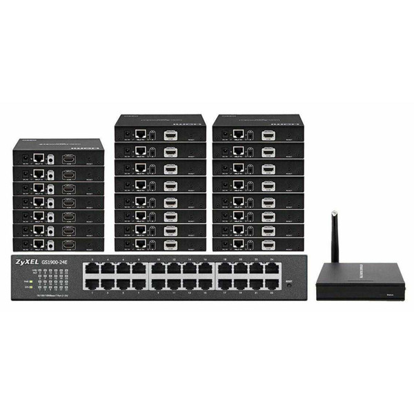 4K 7x16 HDMI Matrix Over Wireless LAN with iPad App