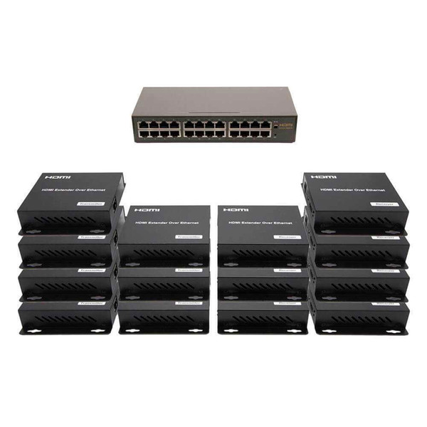 7x7 Network HDMI Matrix Switcher with WEB GUI & Remote IR