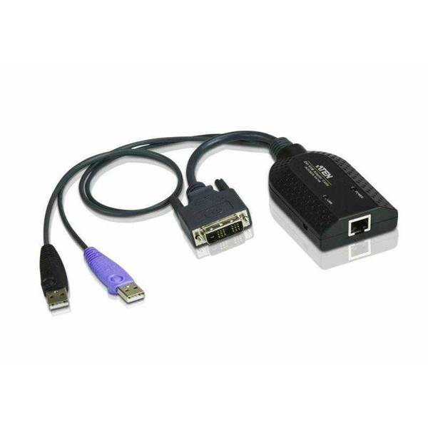 ATEN KA7166 USB DVI Virtual Media KVM Adapter with Smart Card Support