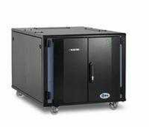 Black Box Elite QuietCab QCE12U-R2 Soundproof Cabinet 12U M6 Rail