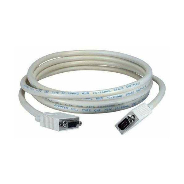 25ft Premium VGA HD15 Male to Female Plenum Cable
