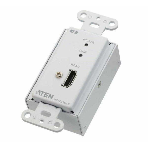 ATEN VE1801UST HDMI HDBaseT-Lite Transmitter with US Wall Plate