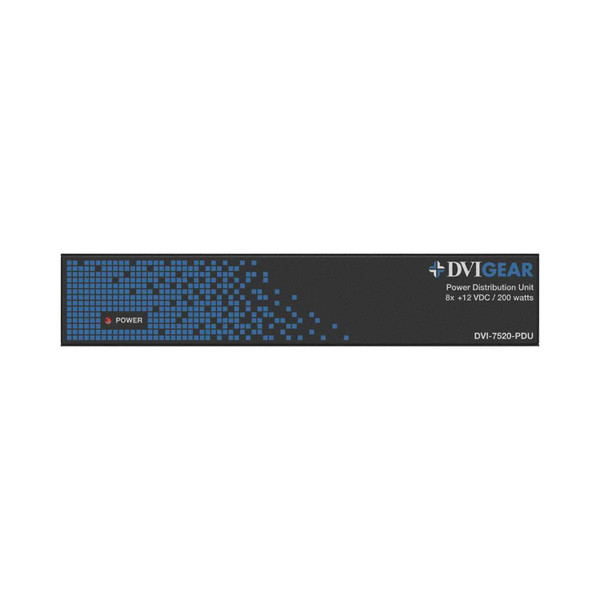 DVIGear DVI-7520-PDU Power Distribution Unit - 8x 12VDC, 200W