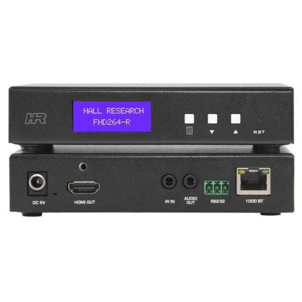 Hall Research FHD264-R AV and control over IP Receiver