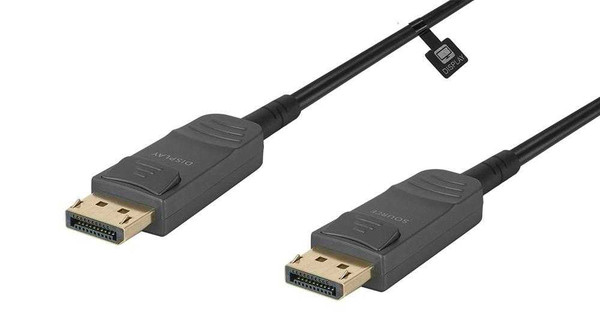 KanexPro CBL-DP14AOC50M Active Fiber DisplayPort 1.4 Cable - 165 Foot