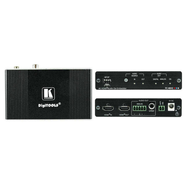 Kramer FC-46H2 4K HDR HDMI Audio De-embedder