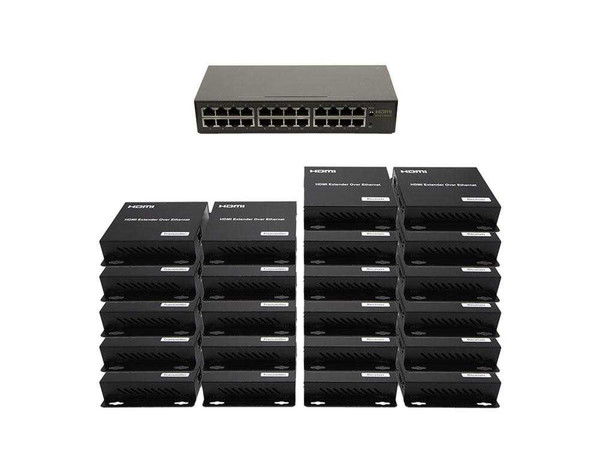 10x12 Network HDMI Matrix Switcher with WEB GUI & Remote IR