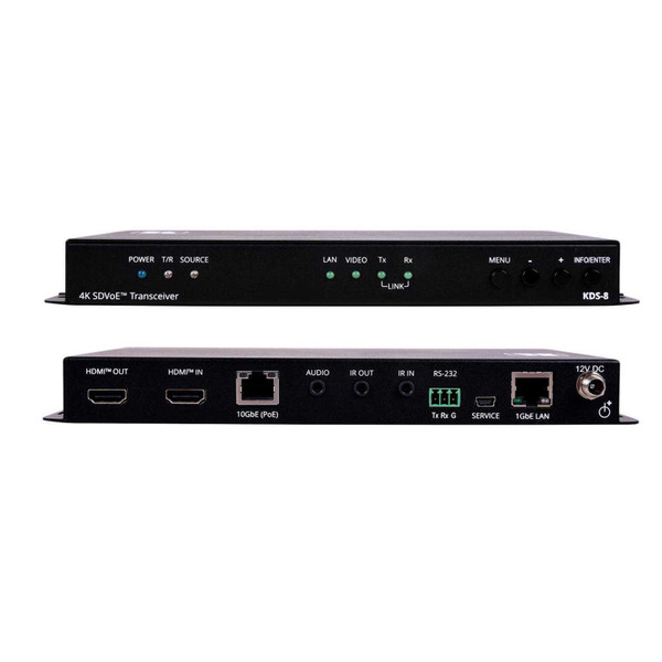 Kramer KDS-8 4K HDR SDVoE Video Streaming Transceiver