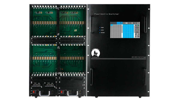 Build a Modular HDMI Matrix Switch in a 80x80 Card Cage w/Video Wall