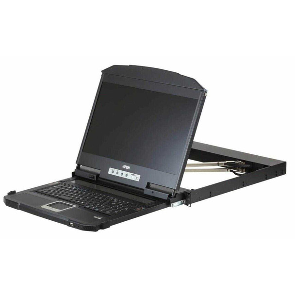 17" Full HD Dual Rail LCD KVM Console - Thumbnail 4