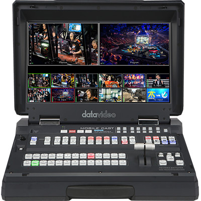 Datavideo Mobile Cast Portable Production Studios with Built-In Monitors