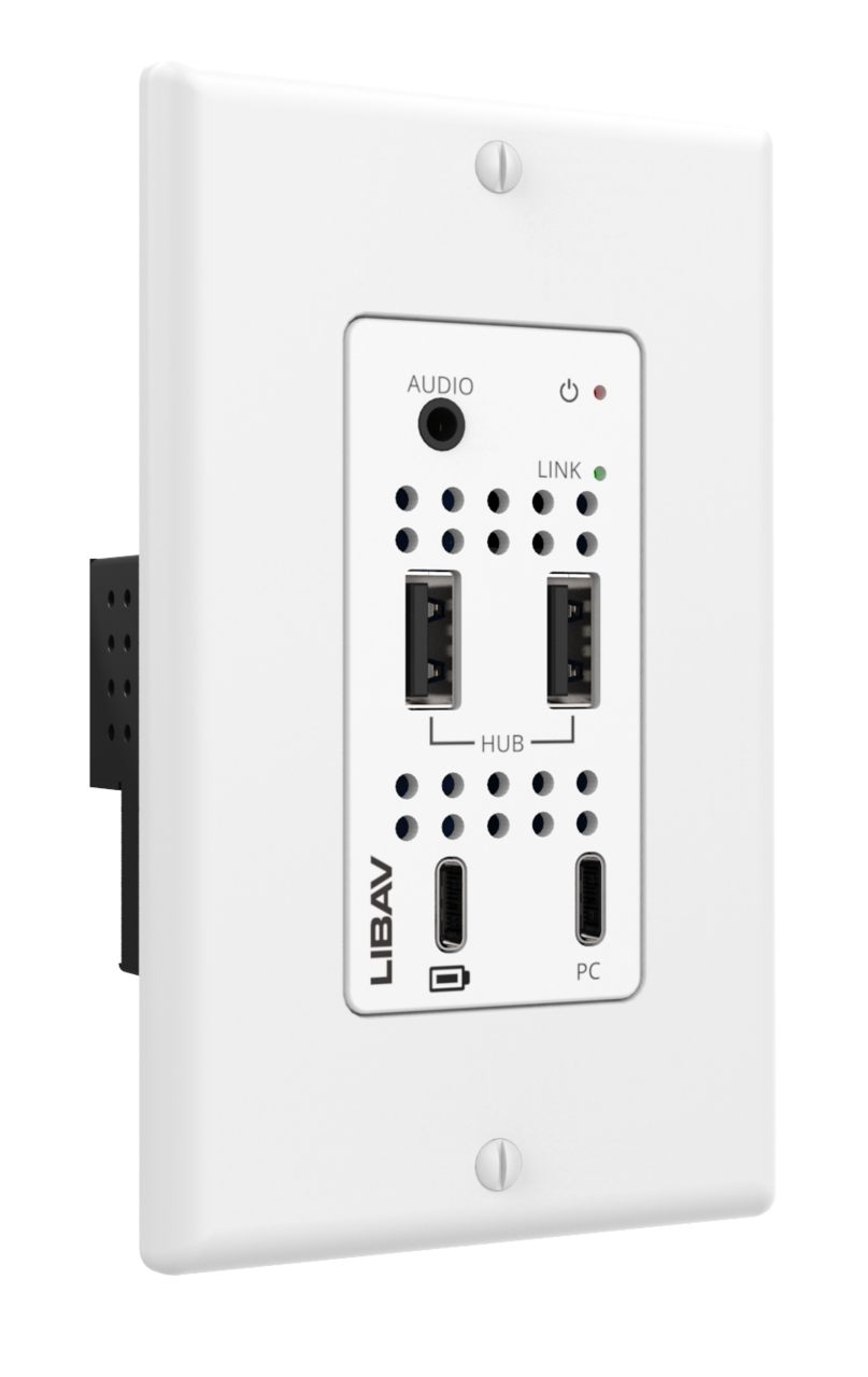 DigitaLinx DL1UC1AWPKTW USBC Wall Plate Extension Set