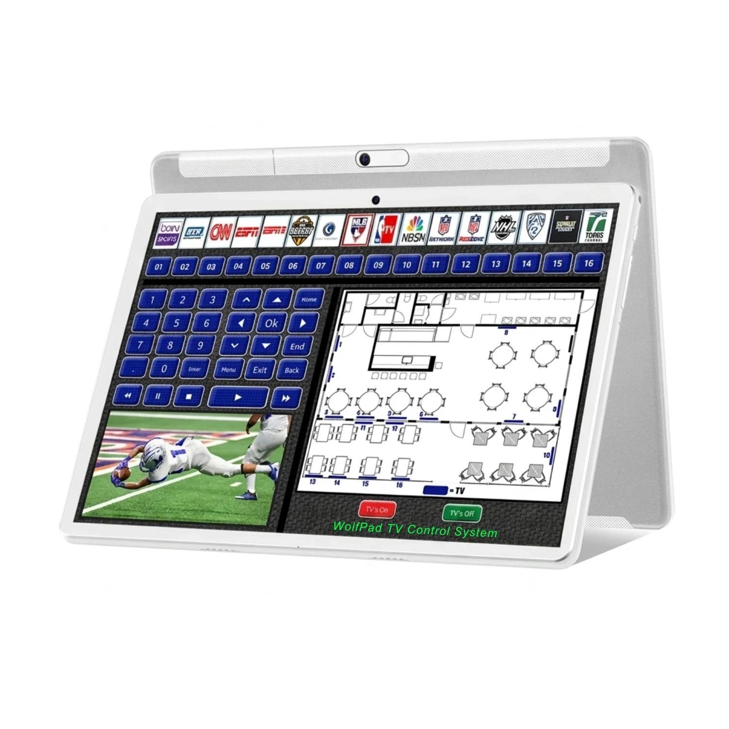 WolfPad Custom Sports Bar Control System