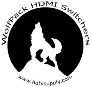 4K 5x1 Multimedia HDMI Switcher - 1-DP, 3-HDMI & 1-VGA Inputs, WolfPack