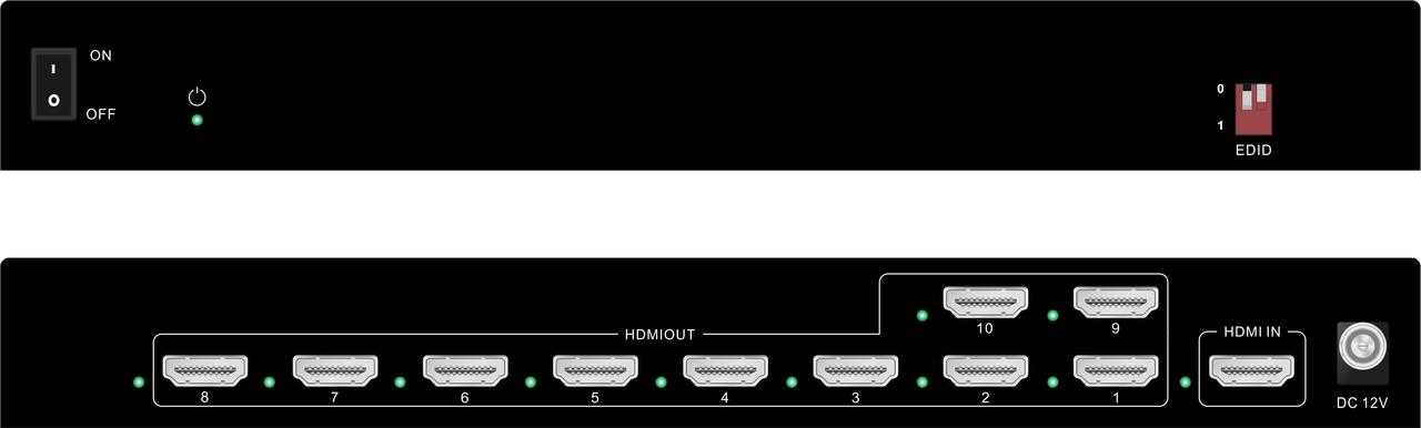 Splitter - HDMI 4K 60Hz 8-Port - HDMI® Splitters, Audio-Video Products