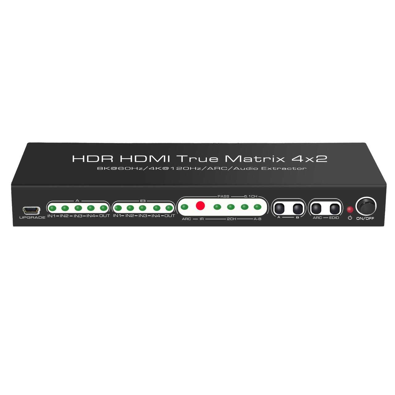 3 in 1 Out HDMI 2.1 Switch 8K@60Hz, 4K@120Hz HDMI Switcher 3 Port, 8K HDMI  Auto Switch 3x1 Selector with IR Remote for Xbox,PS5,PS4,UHD TV, Support  48Gbps, HDCP 2.3,HDR 10+, 1080P@240Hz 