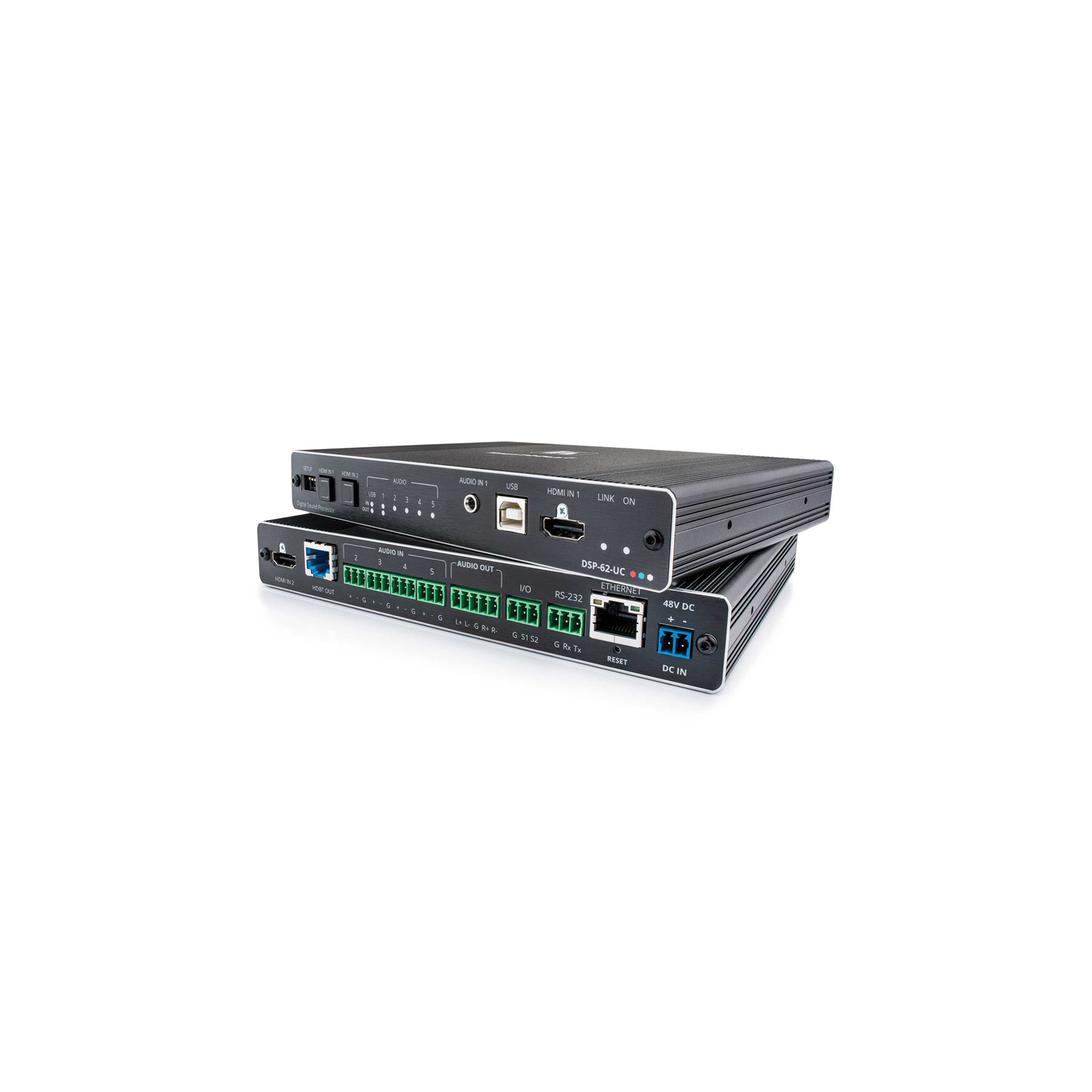 Kramer DSP-62-UC 6x2 PoE Audio Matrix DSP with HDMI Switcher, AEC  HDBaseT  DSP-62-UC 1450 Kramer Switchers  Matrices Kramer DSP-62-UC HDTV Supply