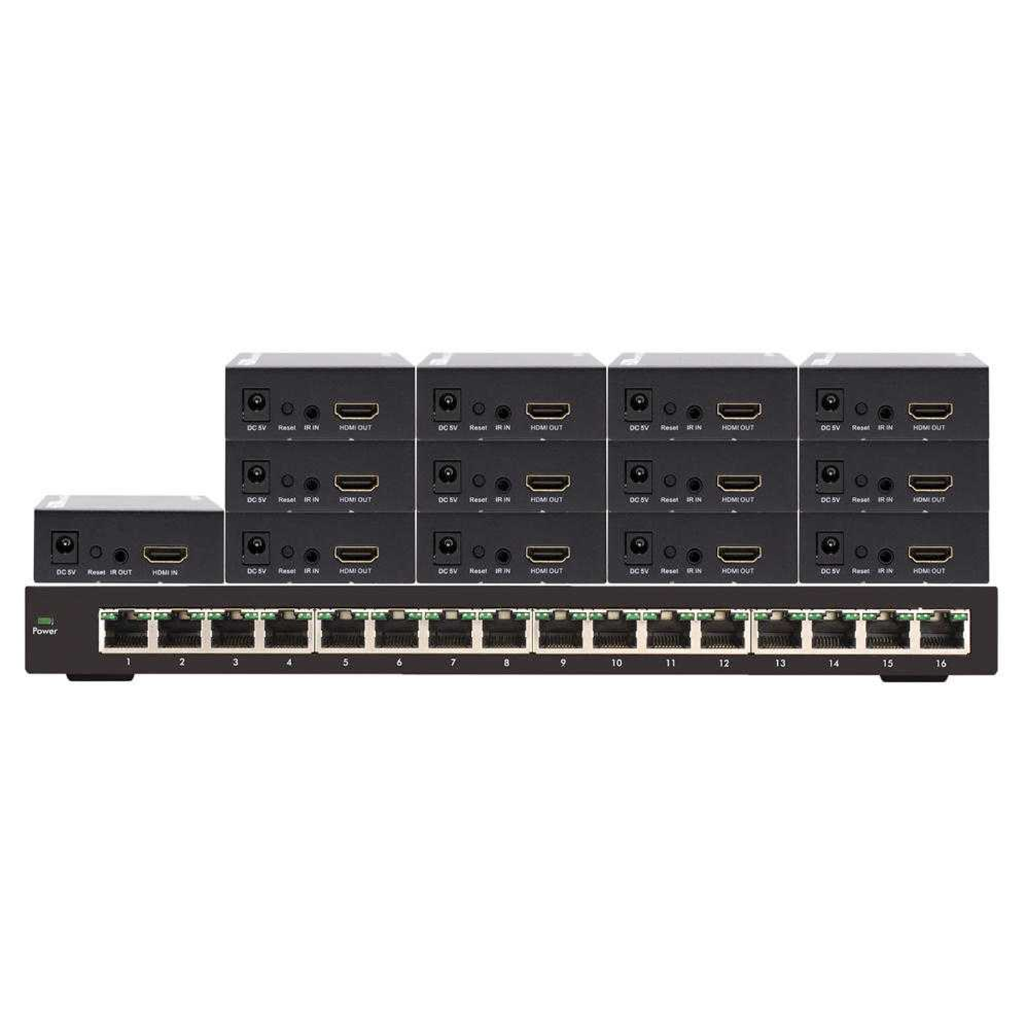 1x12 HDMI Splitter Over CAT6 to 300 Feet, WolfPack