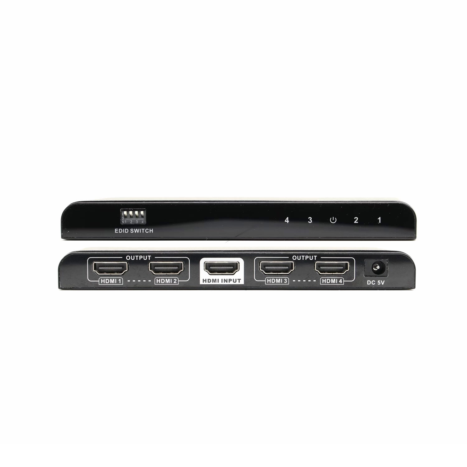 4K@60 4-port HDMI Splitter, Share 1 input to 4 displays, 1x4