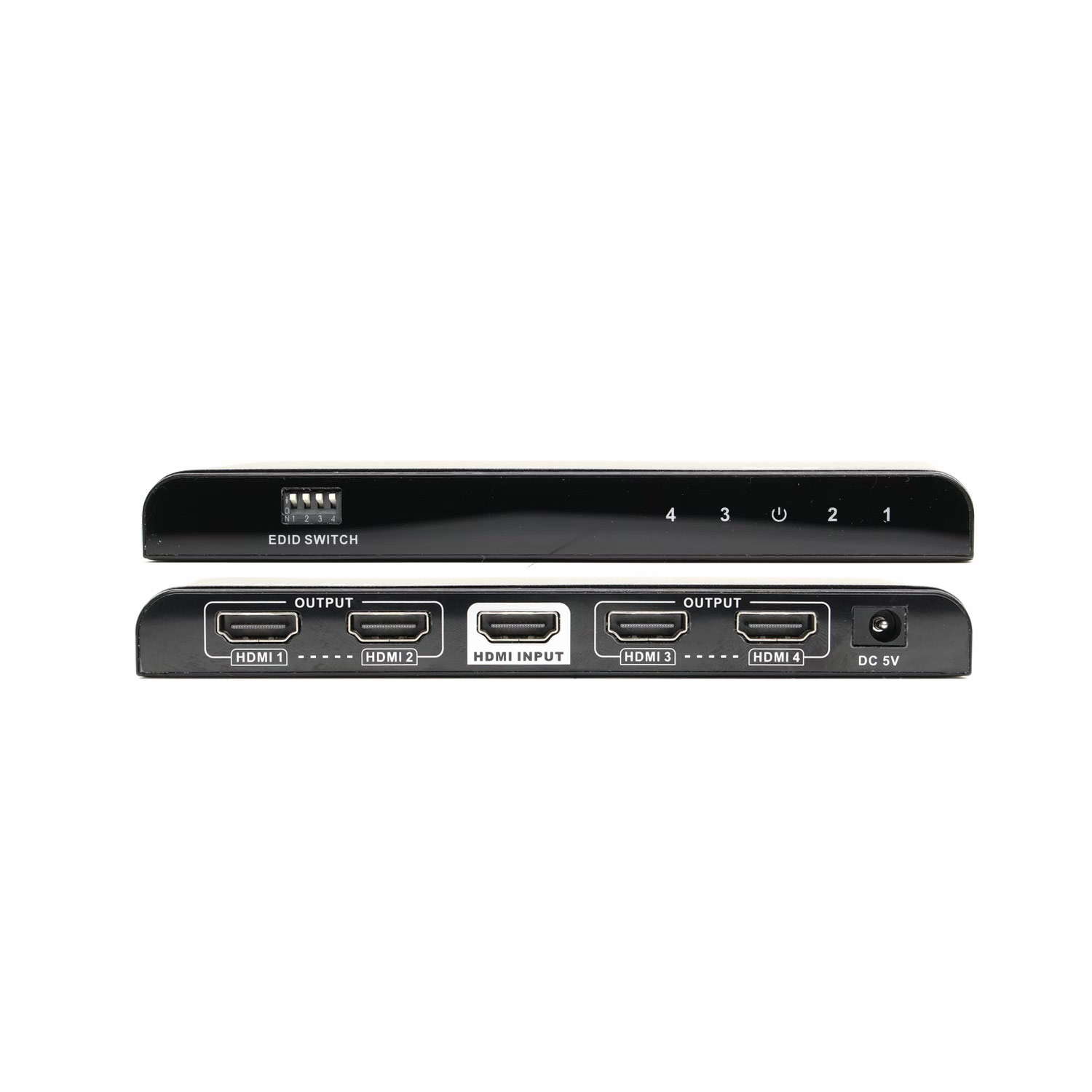 1x4 HDMI Splitter with EDID & Built-in Booster - 4K