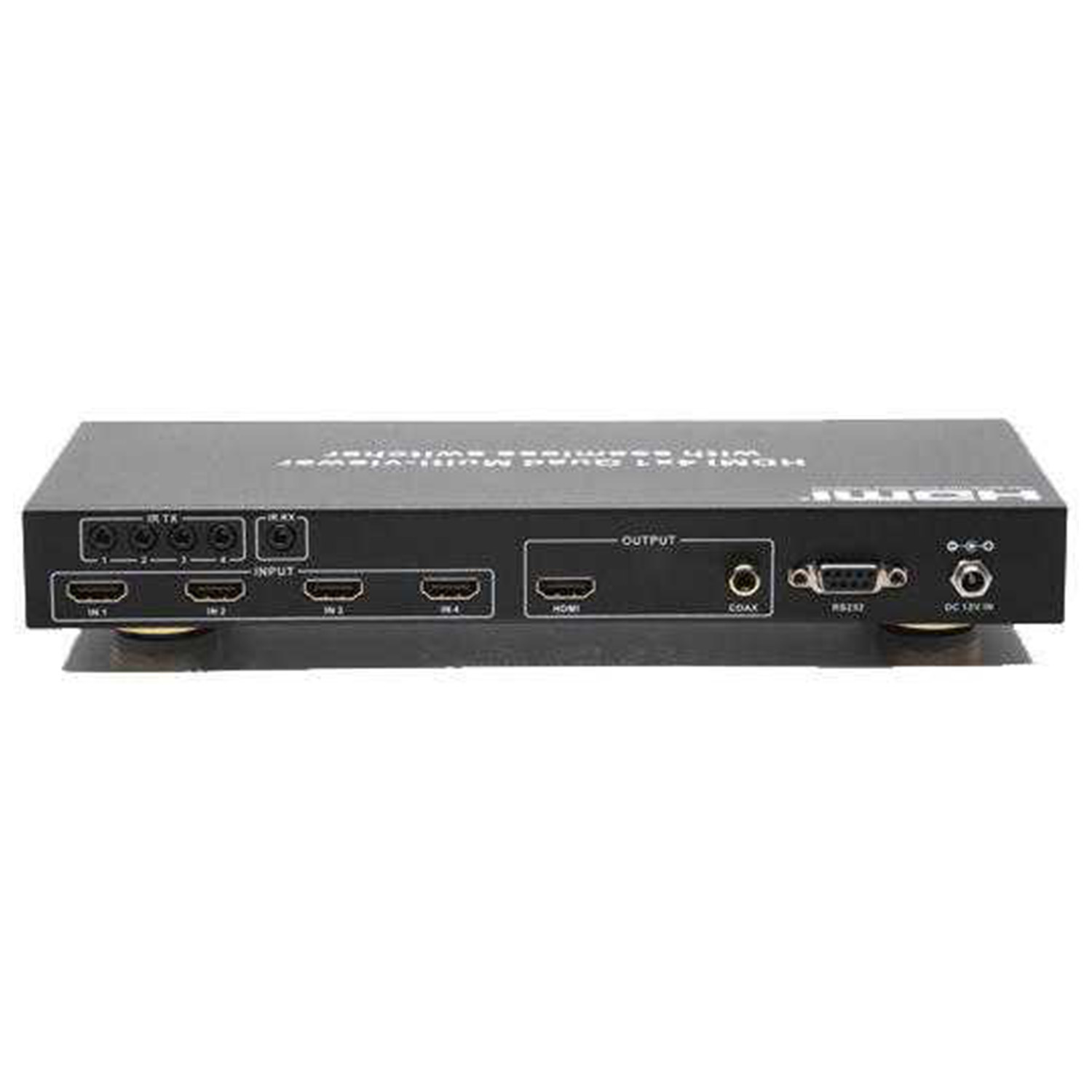 HDMI Multiviewer 4K 4X1 HDMI quad viewer 4 in 1 HDMI Multi-viewer seamless  hdmi switcher Switch with Remote conttrol and scaler