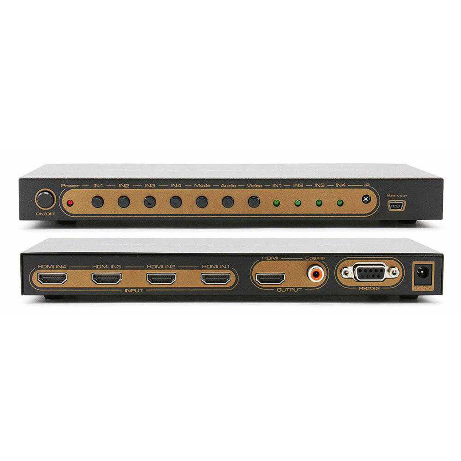 4x1 Multi-Video HDMI 2.0 Presentation Switcher