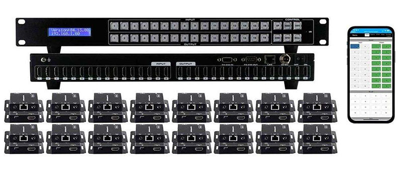 WolfPack™ 4K 30 Hz 16x16 HDMI Matrix