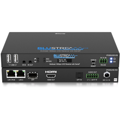Blustream IP350UHD-RX 4K 60Hz UHD HDMI Video over IP Receiver