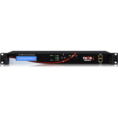 Thor Modulator Thor Broadcast H-4K-DUO-MOD 2-Channel 4K HDMI RF CATV Modulator and ...