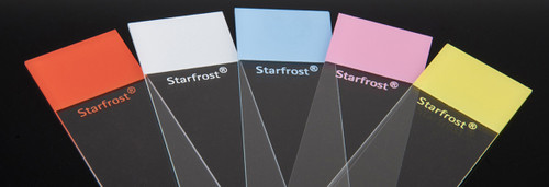 Starfrost® Adhesion Slides, White, 90 Deg - 2 BX/GS (20 Bx/Case)