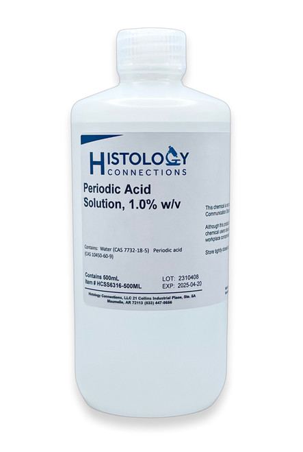 Periodic Acid Solution, 1.0% w/v (500 mL)