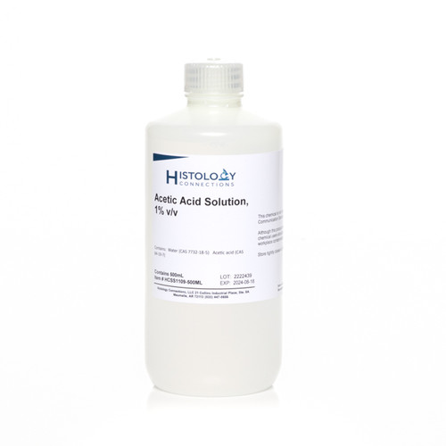 HC Acetic Acid Solution, 1% v/v (500mL)